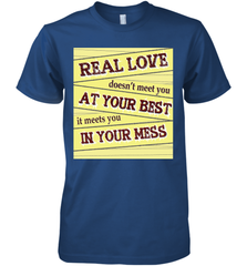 Real love funny quotes for valentine (2) Men's Premium T-Shirt Men's Premium T-Shirt - FordPhuMy
