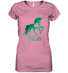 Lepricorn Leprechaun Unicorn shirt St Patricks Day Women's V-Neck T-Shirt Women's V-Neck T-Shirt - FordPhuMy