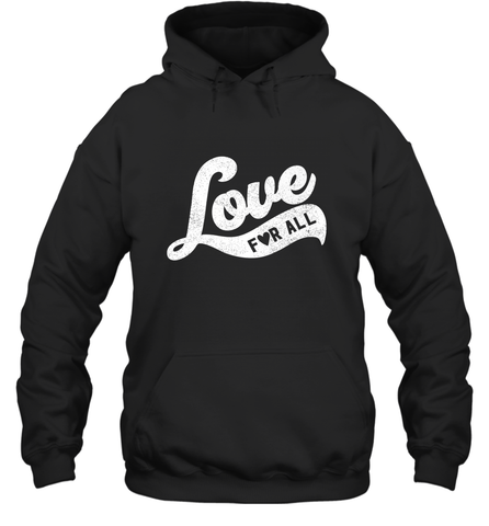 Cute Love Valentines Day Retro Vintage Top Hooded Sweatshirt Hooded Sweatshirt / Black / S Hooded Sweatshirt - FordPhuMy