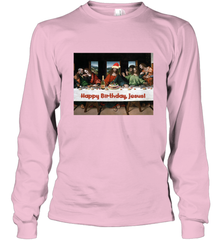 Comics Style Funny Christmas Happy Birthday Jesus Long Sleeve T-Shirt Long Sleeve T-Shirt - FordPhuMy