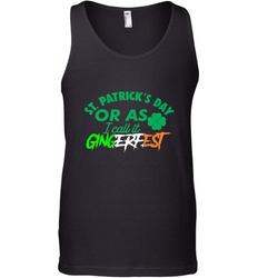 Ginger Redhead Irish Drinking St Patricks Day Men's Tank Top
