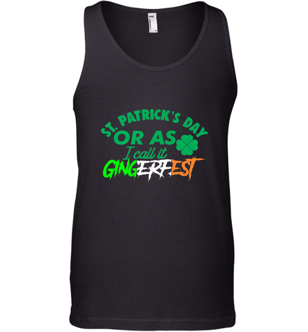 Ginger Redhead Irish Drinking St Patricks Day Men's Tank Top Men's Tank Top / Black / XS Men's Tank Top - FordPhuMy