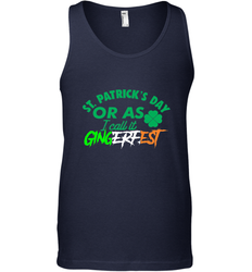 Ginger Redhead Irish Drinking St Patricks Day Men's Tank Top