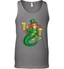 St Patricks Day Shirt Women Leprechaun Mermaid Girls Redhead Men's Tank Top Men's Tank Top - FordPhuMy