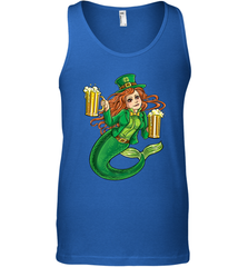 St Patricks Day Shirt Women Leprechaun Mermaid Girls Redhead Men's Tank Top Men's Tank Top - FordPhuMy