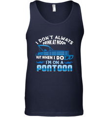 I Don't Always Drink At Noon But When I Do I'm On A Pontoon Men's Tank Top Men's Tank Top - FordPhuMy
