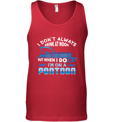 I Don't Always Drink At Noon But When I Do I'm On A Pontoon Men's Tank Top Men's Tank Top - FordPhuMy