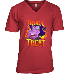 Disney Pixar Cars Halloween Vampire Truck Or Treat Men's V-Neck Men's V-Neck - FordPhuMy