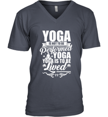 Yoga is More Than Yoga It's a Lifestyle Men's V-Neck Men's V-Neck - FordPhuMy