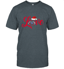 NFL Tennessee Titans Logo Christmas Santa Hat Love Heart Football Team Men's T-Shirt Men's T-Shirt - FordPhuMy