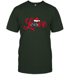 NFL Tennessee Titans Logo Christmas Santa Hat Love Heart Football Team Men's T-Shirt Men's T-Shirt - FordPhuMy