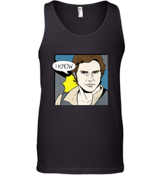Star Wars Han Solo I Know Pop Art Couples Men's Tank Top
