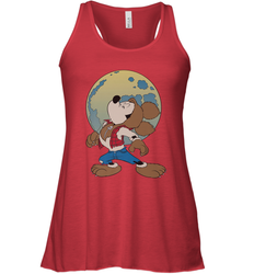 Disney Mickey Mouse Werewolf Halloween Costume Women's Racerback Tank