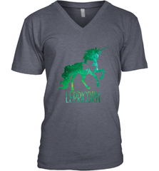 Lepricorn Leprechaun Unicorn shirt St Patricks Day Men's V-Neck Men's V-Neck - FordPhuMy