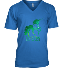 Lepricorn Leprechaun Unicorn shirt St Patricks Day Men's V-Neck Men's V-Neck - FordPhuMy