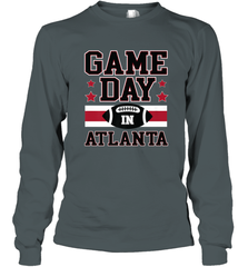 NFL Atlanta Game Day Football Home Team Colors Women Girl Gift Long Sleeve T-Shirt Long Sleeve T-Shirt - FordPhuMy