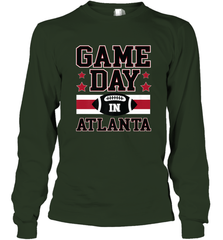 NFL Atlanta Game Day Football Home Team Colors Women Girl Gift Long Sleeve T-Shirt Long Sleeve T-Shirt - FordPhuMy