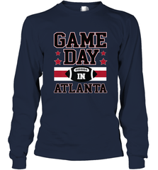 NFL Atlanta Game Day Football Home Team Colors Women Girl Gift Long Sleeve T-Shirt Long Sleeve T-Shirt - FordPhuMy