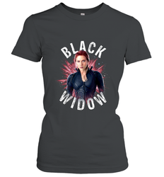 Avengers Endgame Black Widow Space Poster Graphic Women's T-Shirt