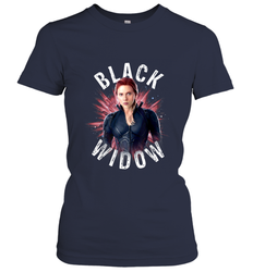 Avengers Endgame Black Widow Space Poster Graphic Women's T-Shirt
