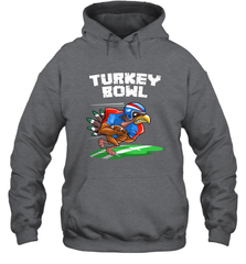 Cool Turkey Bowl _ Funny Thanksgiving Football Player Gift Hooded Sweatshirt Hooded Sweatshirt - FordPhuMy