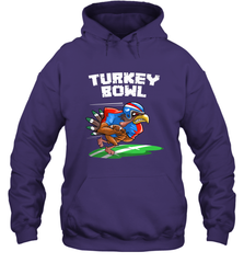 Cool Turkey Bowl _ Funny Thanksgiving Football Player Gift Hooded Sweatshirt Hooded Sweatshirt - FordPhuMy