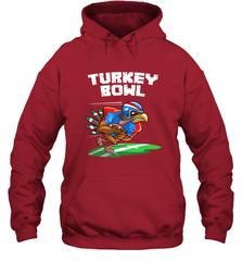 Cool Turkey Bowl _ Funny Thanksgiving Football Player Gift Hooded Sweatshirt Hooded Sweatshirt - FordPhuMy
