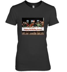 Comics Style Funny Christmas Happy Birthday Jesus Women's Premium T-Shirt