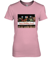Comics Style Funny Christmas Happy Birthday Jesus Women's Premium T-Shirt Women's Premium T-Shirt - FordPhuMy