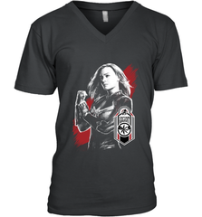 Avengers Endgame Captain Marvel Tag Poster Men's V-Neck Men's V-Neck - FordPhuMy