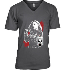 Avengers Endgame Captain Marvel Tag Poster Men's V-Neck Men's V-Neck - FordPhuMy