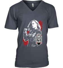 Avengers Endgame Captain Marvel Tag Poster Men's V-Neck Men's V-Neck - FordPhuMy