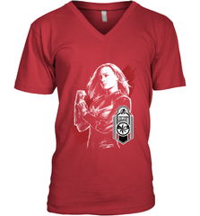 Avengers Endgame Captain Marvel Tag Poster Men's V-Neck Men's V-Neck - FordPhuMy