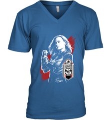 Avengers Endgame Captain Marvel Tag Poster Men's V-Neck Men's V-Neck - FordPhuMy