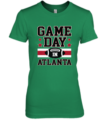 NFL Atlanta Game Day Football Home Team Colors Women Girl Gift Women's Premium T-Shirt Women's Premium T-Shirt - FordPhuMy