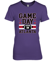 NFL Atlanta Game Day Football Home Team Colors Women Girl Gift Women's Premium T-Shirt Women's Premium T-Shirt - FordPhuMy