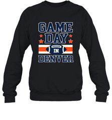 NFL Denver Co Game Day Football Home Team Colors Crewneck Sweatshirt Crewneck Sweatshirt - FordPhuMy