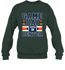 NFL Denver Co Game Day Football Home Team Colors Crewneck Sweatshirt Crewneck Sweatshirt - FordPhuMy
