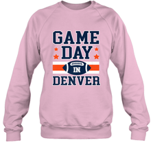 NFL Denver Co Game Day Football Home Team Colors Crewneck Sweatshirt Crewneck Sweatshirt - FordPhuMy