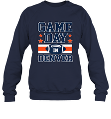NFL Denver Co Game Day Football Home Team Colors Crewneck Sweatshirt Crewneck Sweatshirt - FordPhuMy