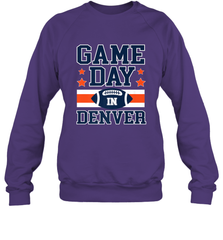 NFL Denver Co Game Day Football Home Team Colors Crewneck Sweatshirt Crewneck Sweatshirt - FordPhuMy