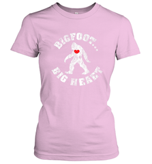Bigfoot Heart Valentine's Day Lover Art Graphics Great Gift Women's T-Shirt Women's T-Shirt - FordPhuMy