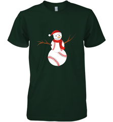 Snowman Baseball Christmas Men's Premium T-Shirt Men's Premium T-Shirt - FordPhuMy