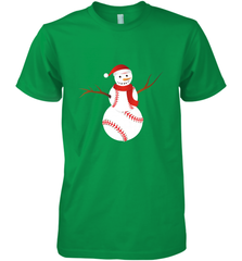 Snowman Baseball Christmas Men's Premium T-Shirt Men's Premium T-Shirt - FordPhuMy
