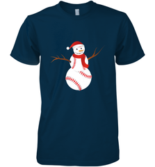 Snowman Baseball Christmas Men's Premium T-Shirt Men's Premium T-Shirt - FordPhuMy
