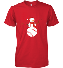 Snowman Baseball Christmas Men's Premium T-Shirt Men's Premium T-Shirt - FordPhuMy