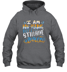 Special Needs NonVerbal Autism Awesome Hooded Sweatshirt Hooded Sweatshirt - FordPhuMy