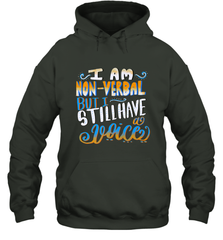 Special Needs NonVerbal Autism Awesome Hooded Sweatshirt Hooded Sweatshirt - FordPhuMy
