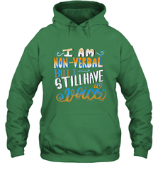 Special Needs NonVerbal Autism Awesome Hooded Sweatshirt Hooded Sweatshirt - FordPhuMy