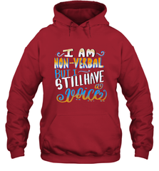 Special Needs NonVerbal Autism Awesome Hooded Sweatshirt Hooded Sweatshirt - FordPhuMy